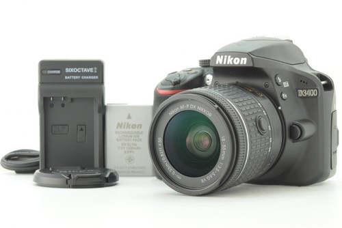 Nikon d3400 con obiettivo p - obiettivo, af-p