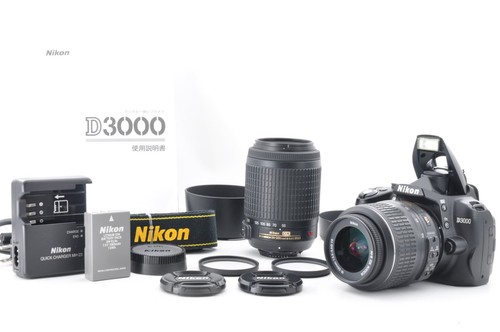 Nikon d3000 2mp - dslr, con