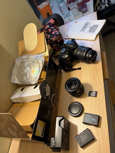 Nikon d3200 2mp - slr, nera