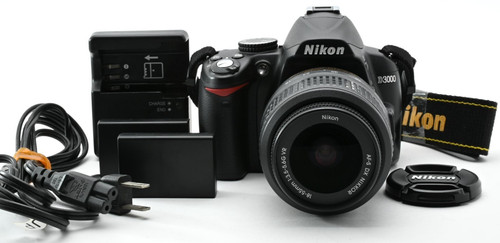 Corpo fotocamera nikon d3000 - corpo,