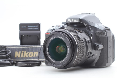 Nikon d5300 grigio dslr s - nikon, af-s